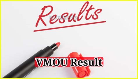 VMOU Results 2024 (Released): Check UG, PG Results.